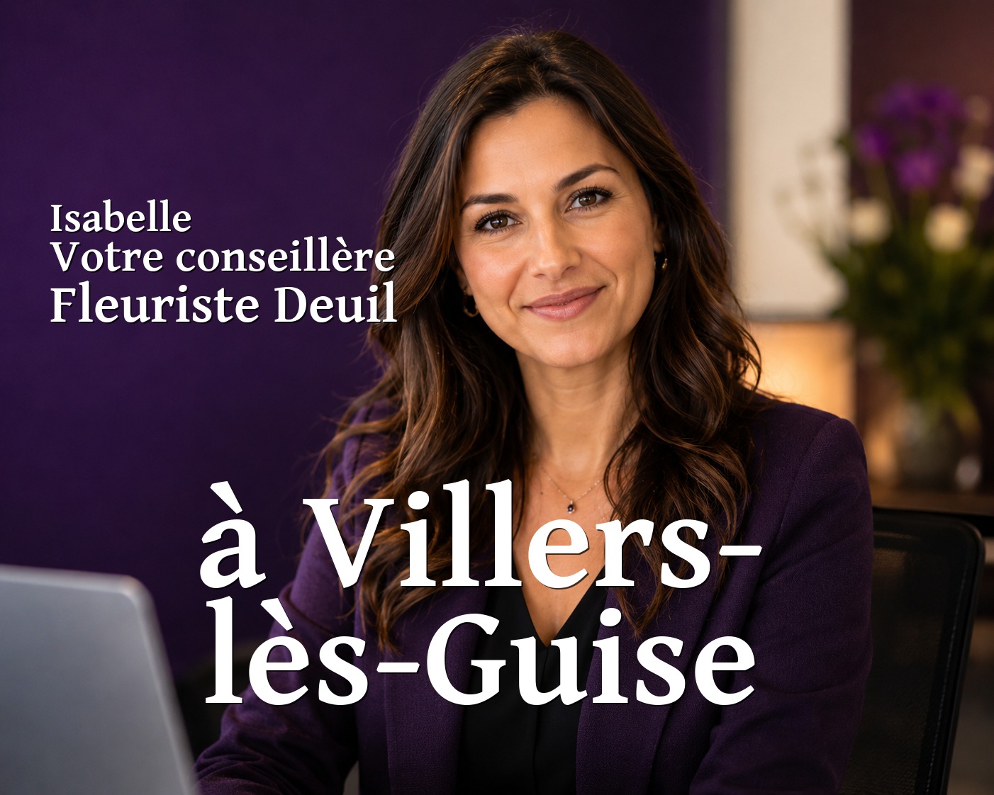 Isabelle, votre conseillère Fleuriste Deuil à Villers-lès-Guise