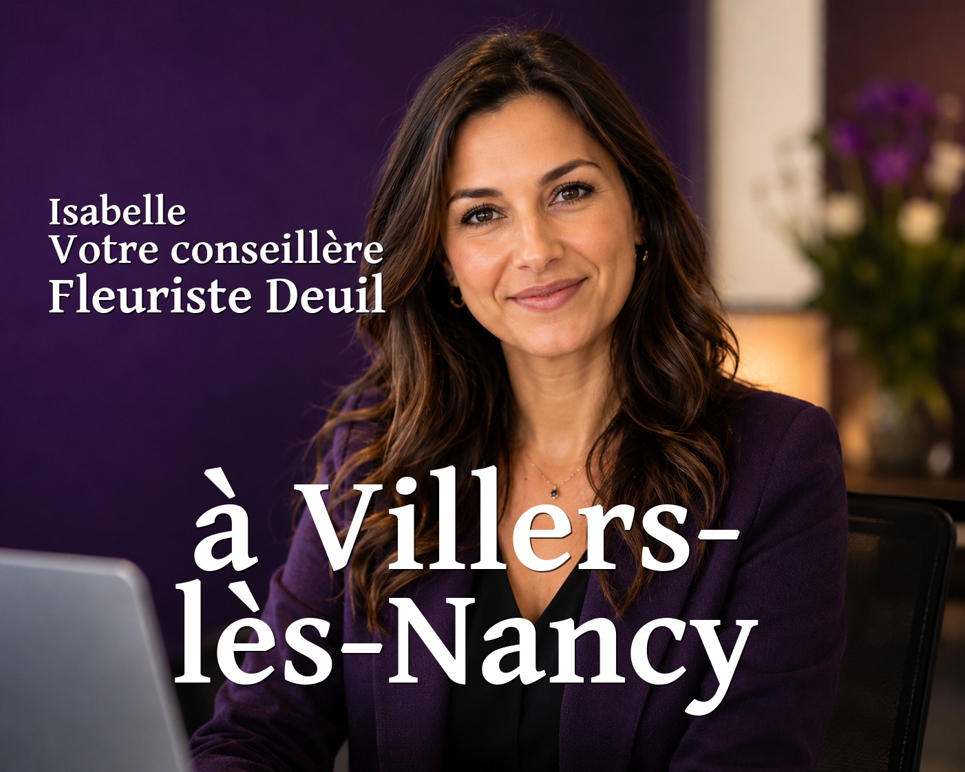 Isabelle, votre conseillère Fleuriste Deuil à Villers-lès-Nancy