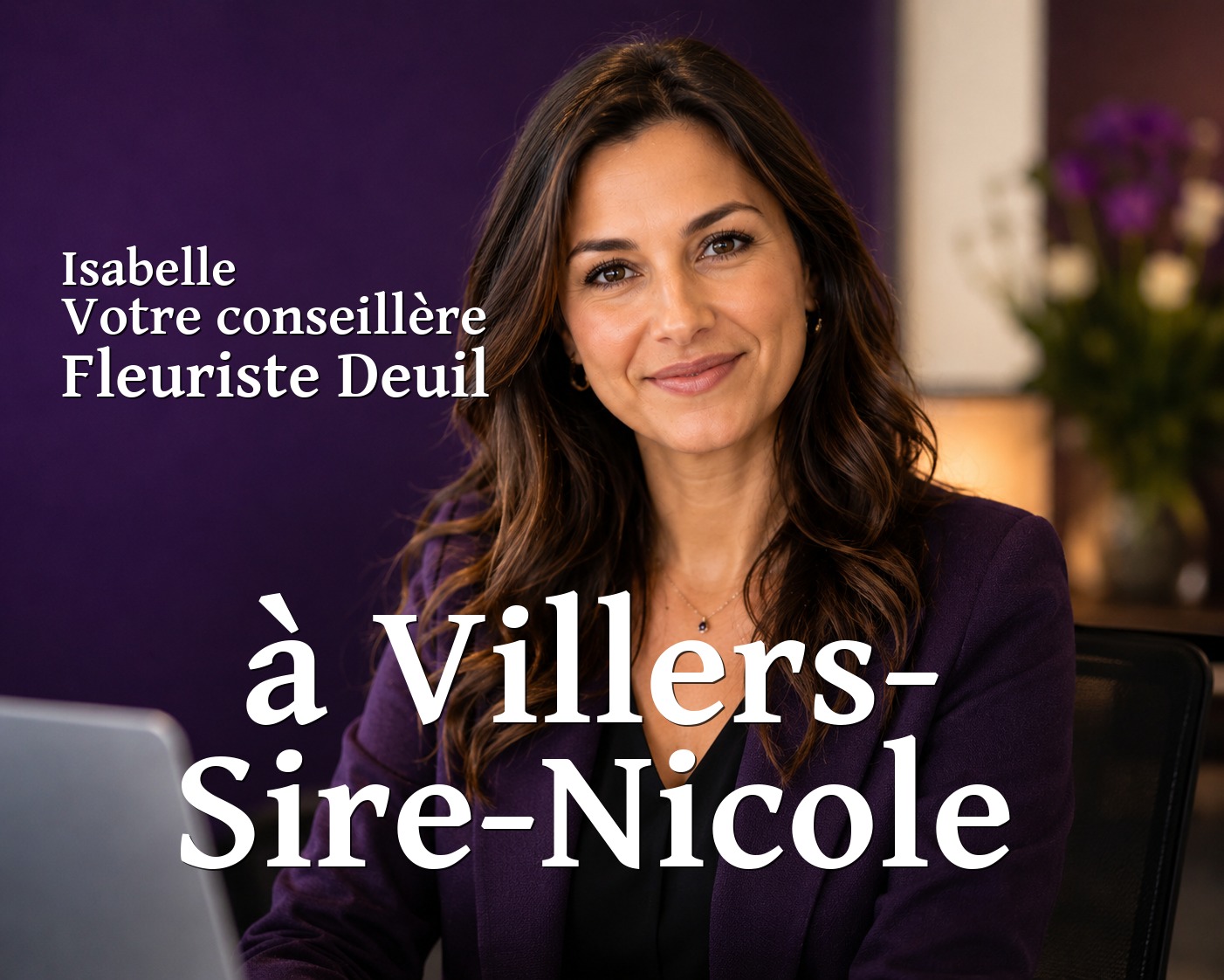 Isabelle, votre conseillère Fleuriste Deuil à Villers-Sire-Nicole
