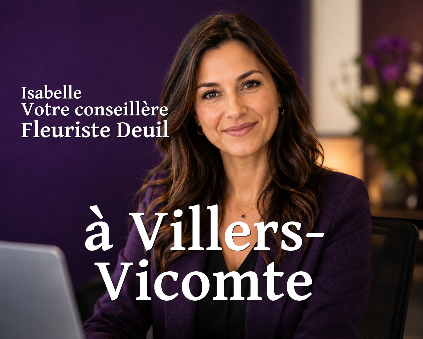 Isabelle, votre conseillère Fleuriste Deuil à Villers-Vicomte