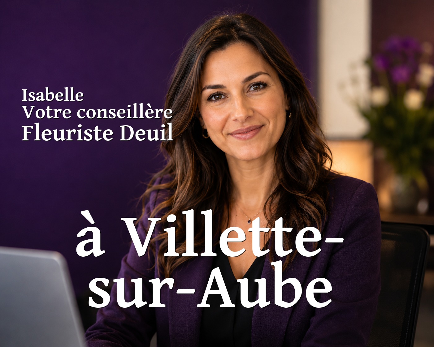 Isabelle, votre conseillère Fleuriste Deuil à Villette-sur-Aube