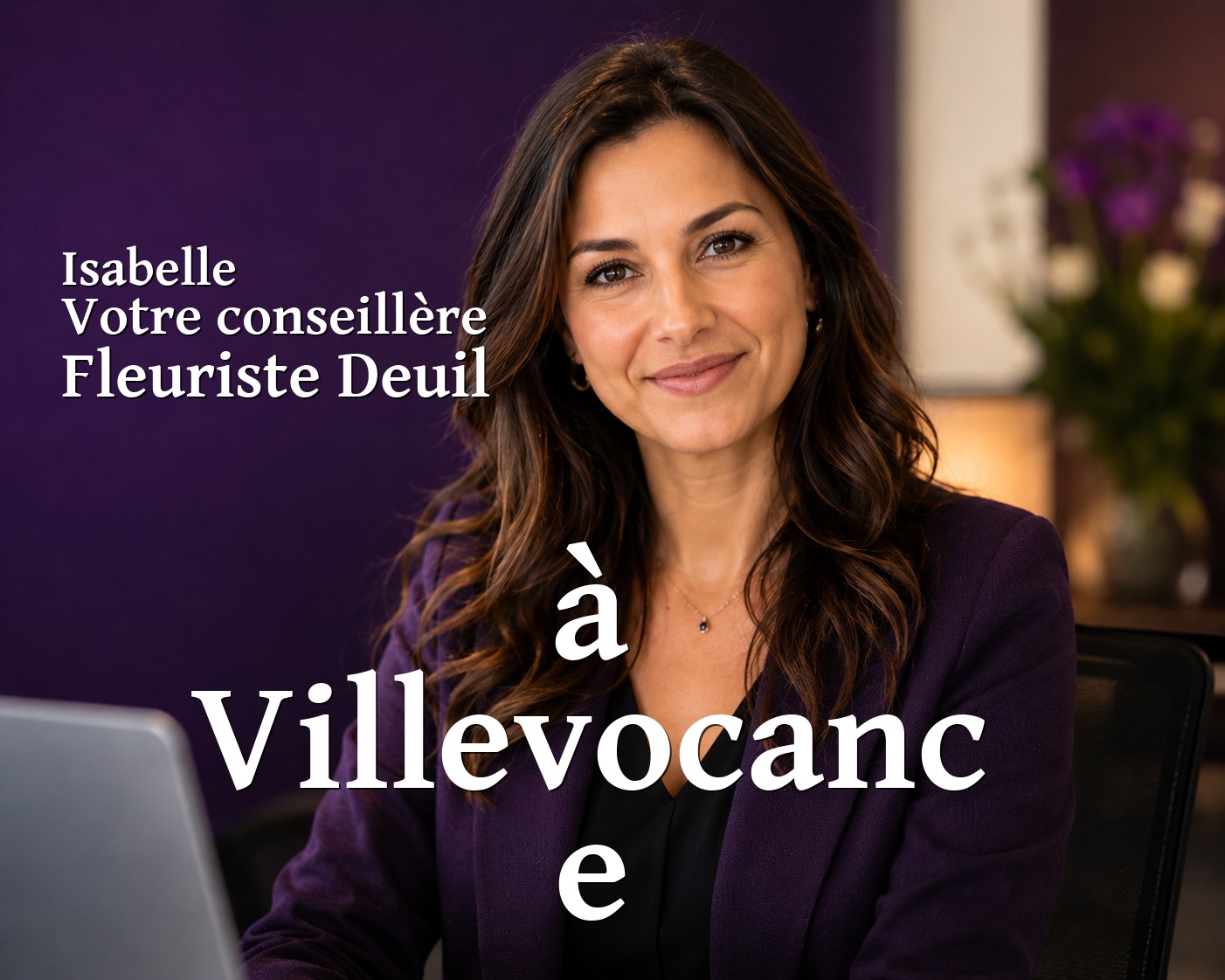 Isabelle, votre conseillère Fleuriste Deuil à Villevocance