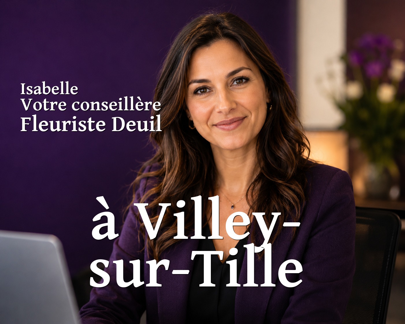Isabelle, votre conseillère Fleuriste Deuil à Villey-sur-Tille
