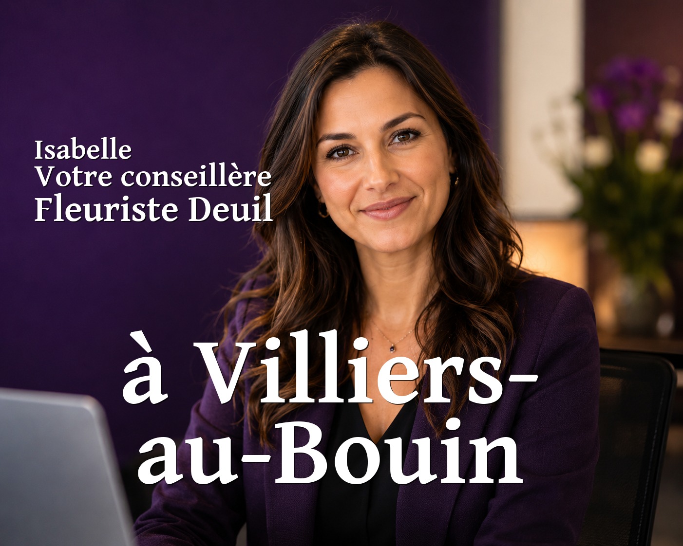 Isabelle, votre conseillère Fleuriste Deuil à Villiers-au-Bouin