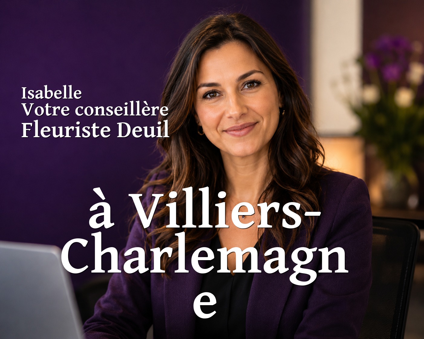 Isabelle, votre conseillère Fleuriste Deuil à Villiers-Charlemagne