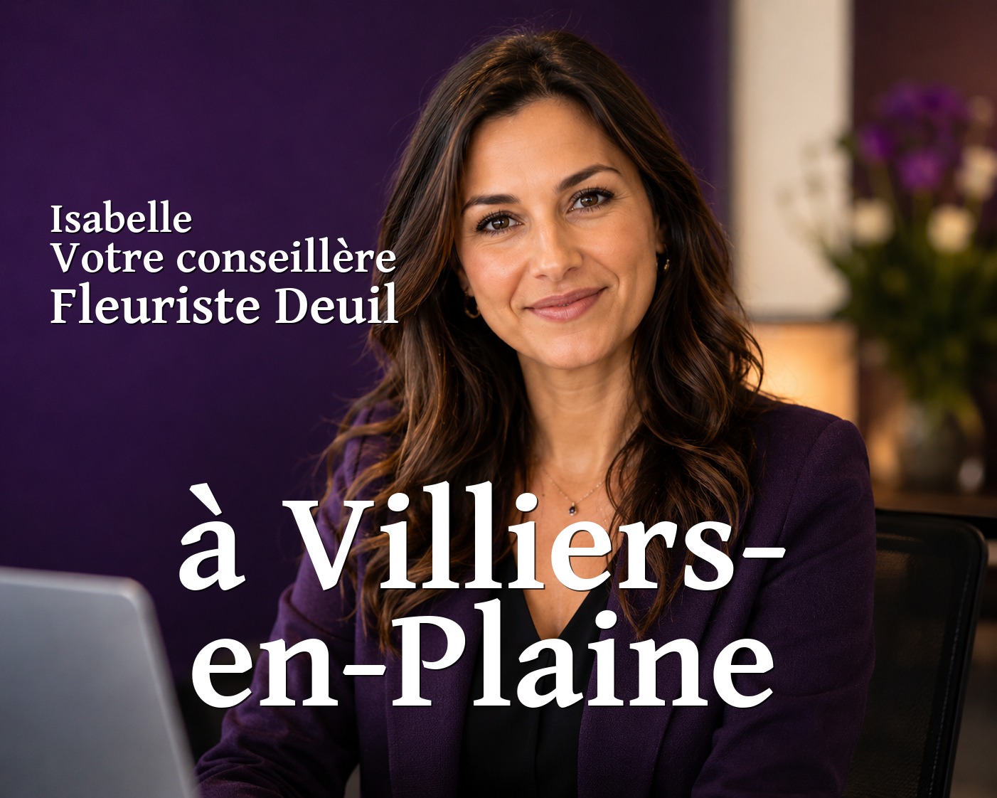 Isabelle, votre conseillère Fleuriste Deuil à Villiers-en-Plaine