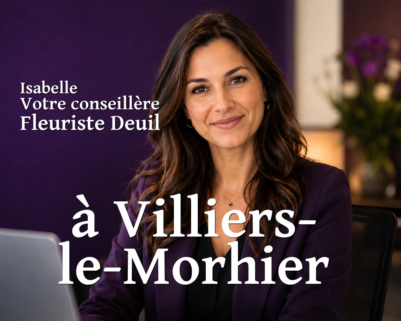 Isabelle, votre conseillère Fleuriste Deuil à Villiers-le-Morhier