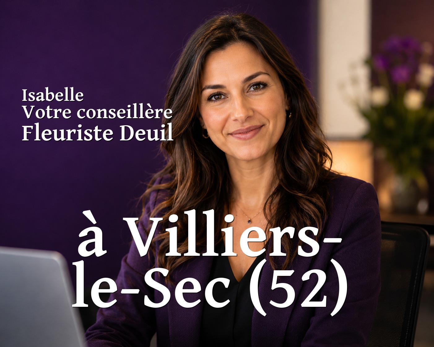Isabelle, votre conseillère Fleuriste Deuil à Villiers-le-Sec (52)