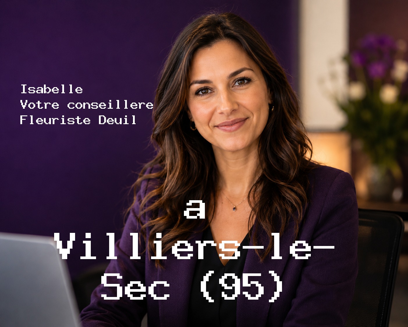 Isabelle, votre conseillère Fleuriste Deuil à Villiers-le-Sec (95)