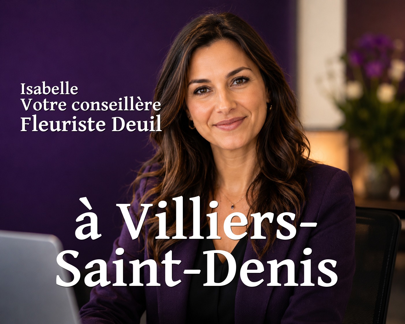 Isabelle, votre conseillère Fleuriste Deuil à Villiers-Saint-Denis
