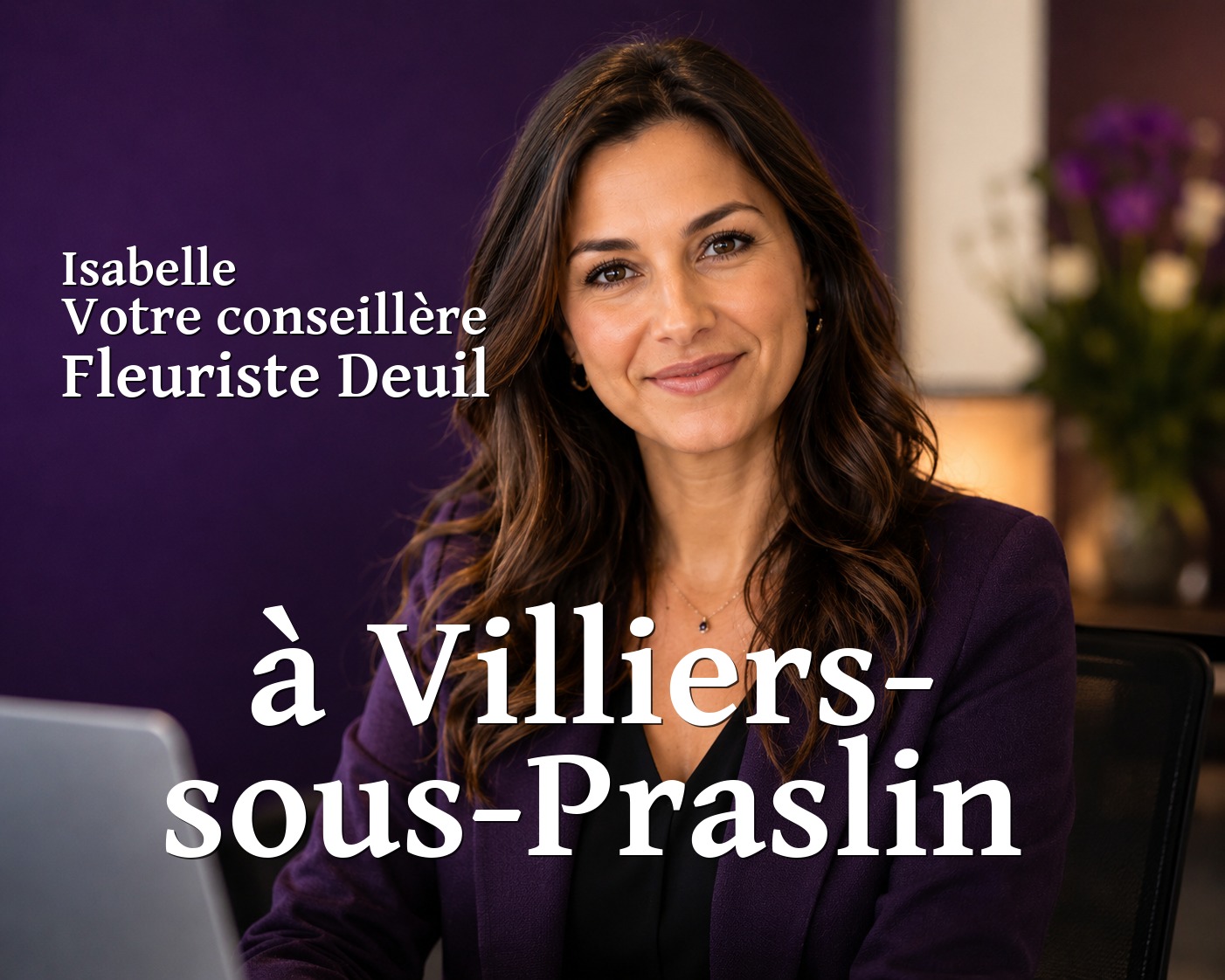 Isabelle, votre conseillère Fleuriste Deuil à Villiers-sous-Praslin