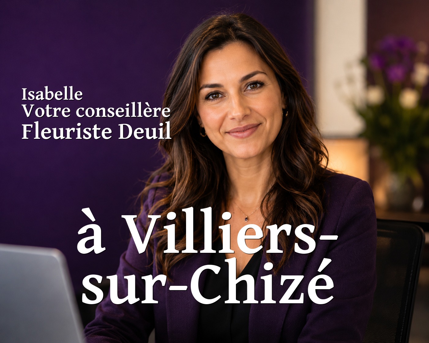 Isabelle, votre conseillère Fleuriste Deuil à Villiers-sur-Chizé