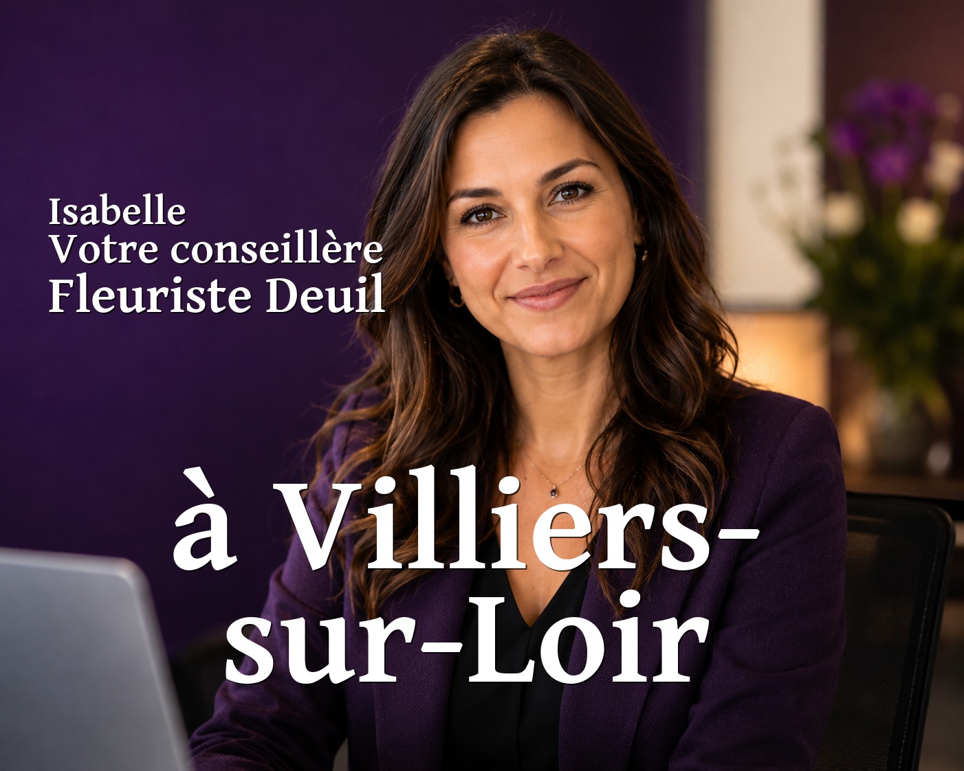 Isabelle, votre conseillère Fleuriste Deuil à Villiers-sur-Loir