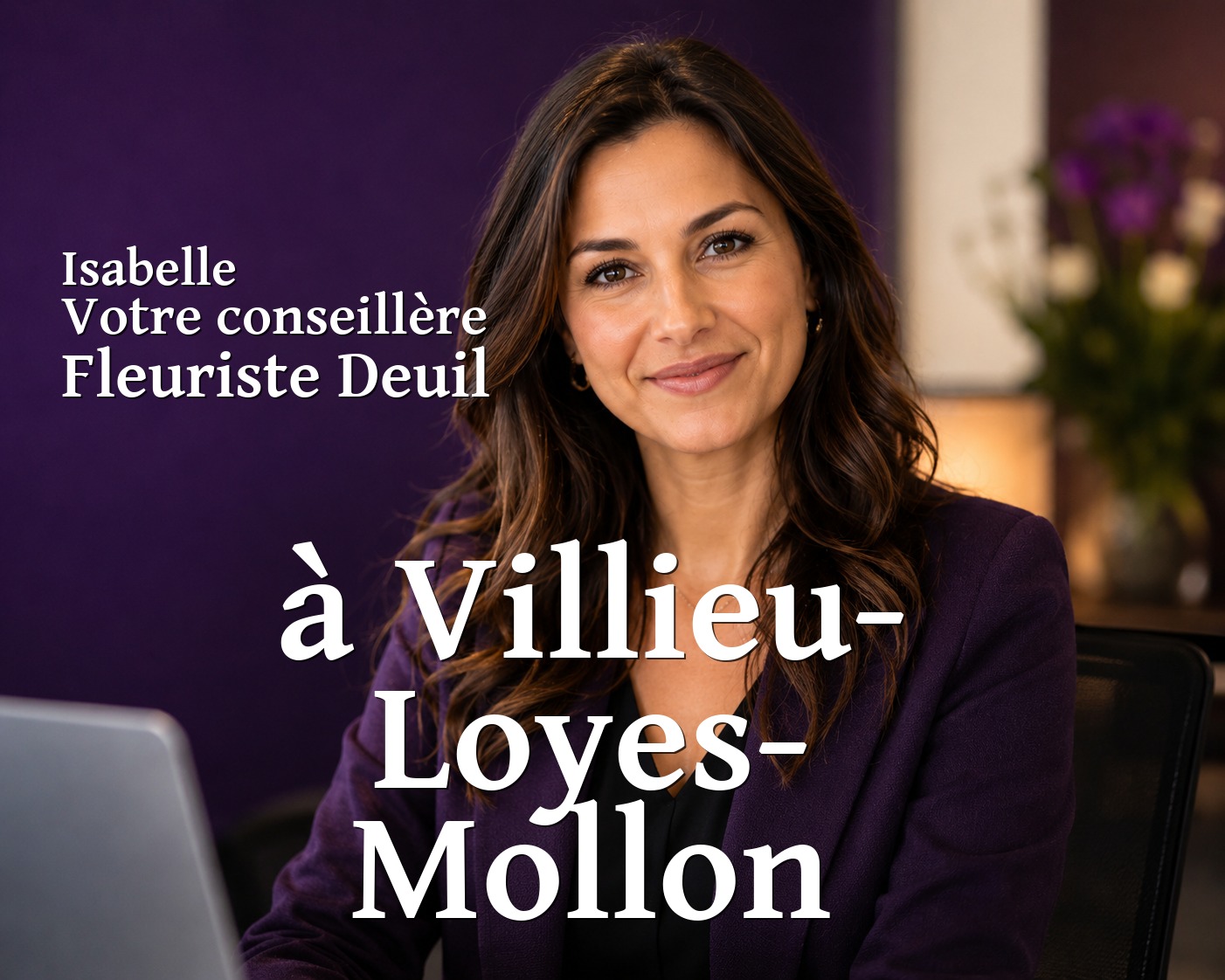 Isabelle, votre conseillère Fleuriste Deuil à Villieu-Loyes-Mollon