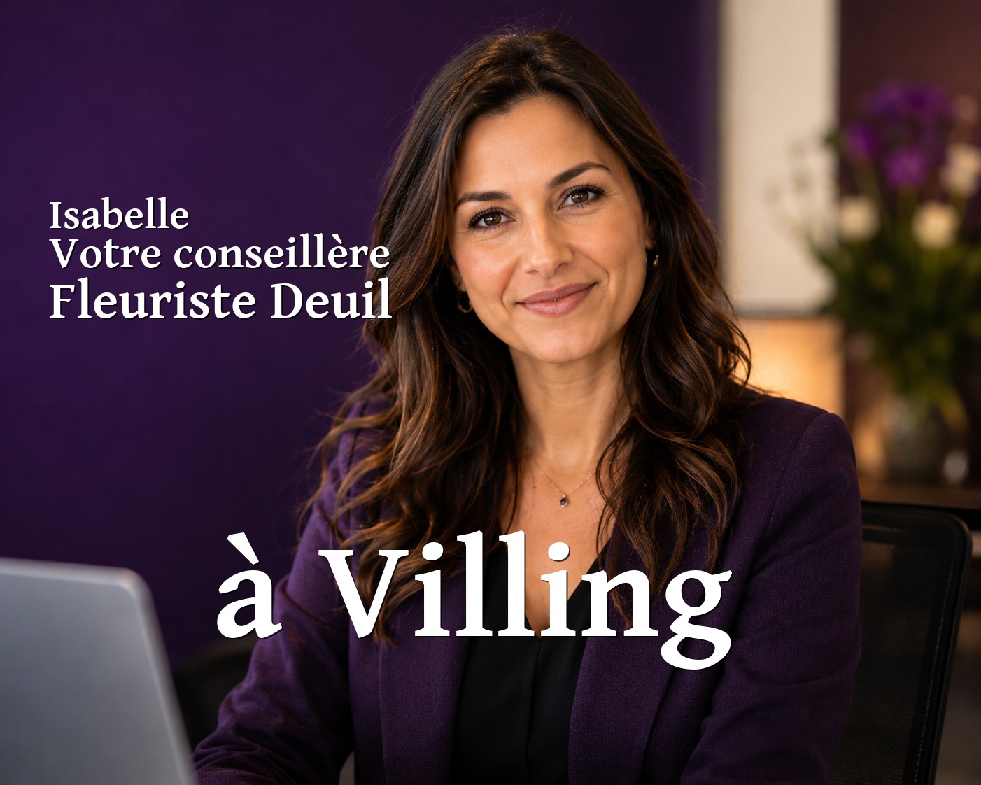 Isabelle, votre conseillère Fleuriste Deuil à Villing