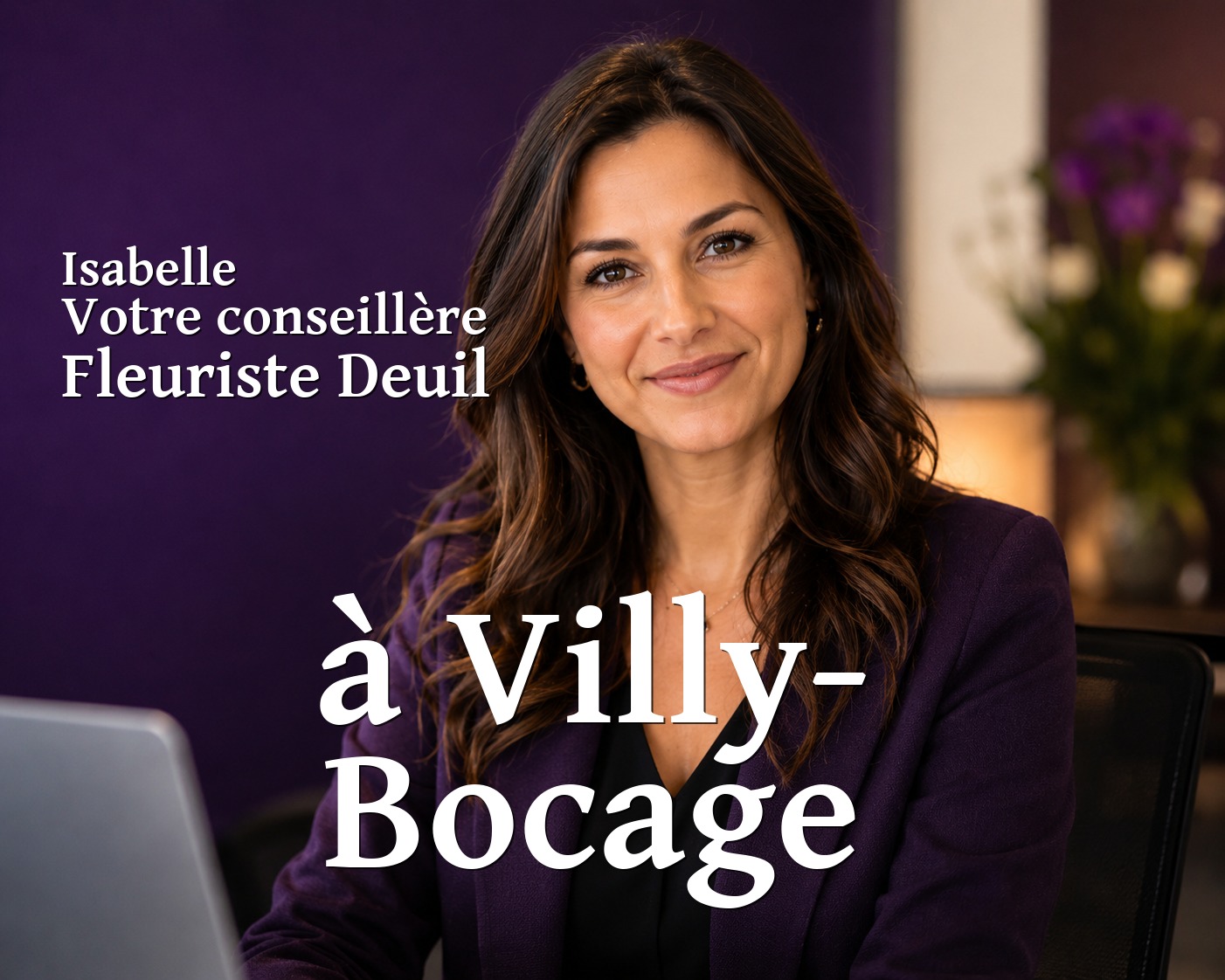 Isabelle, votre conseillère Fleuriste Deuil à Villy-Bocage