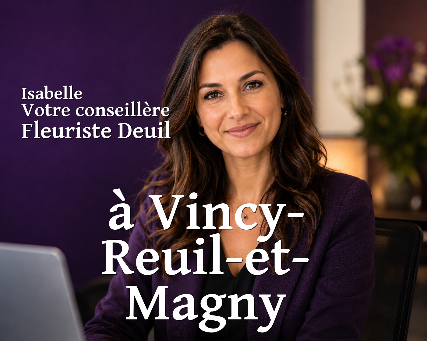 Isabelle, votre conseillère Fleuriste Deuil à Vincy-Reuil-et-Magny