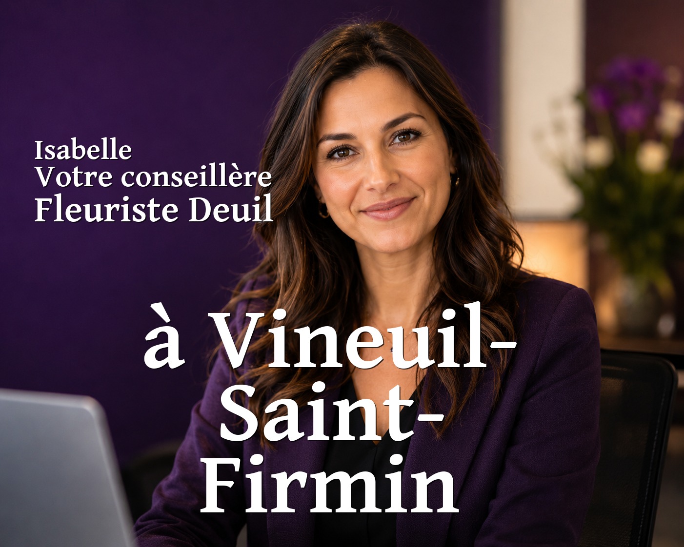 Isabelle, votre conseillère Fleuriste Deuil à Vineuil-Saint-Firmin