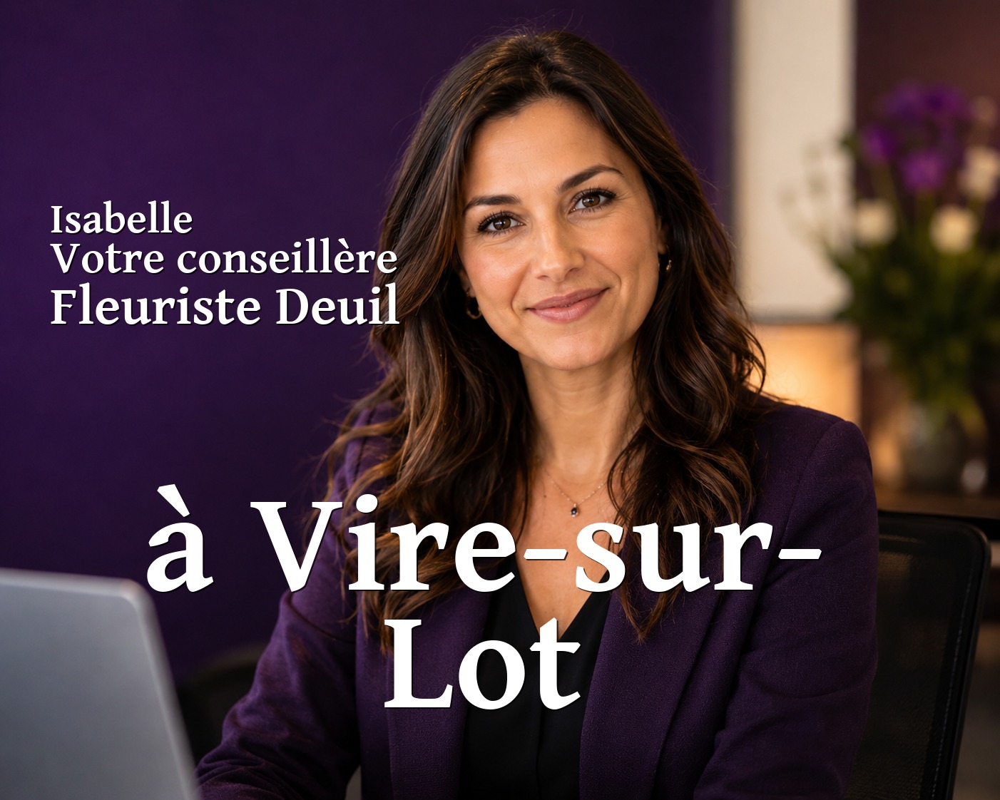 Isabelle, votre conseillère Fleuriste Deuil à Vire-sur-Lot