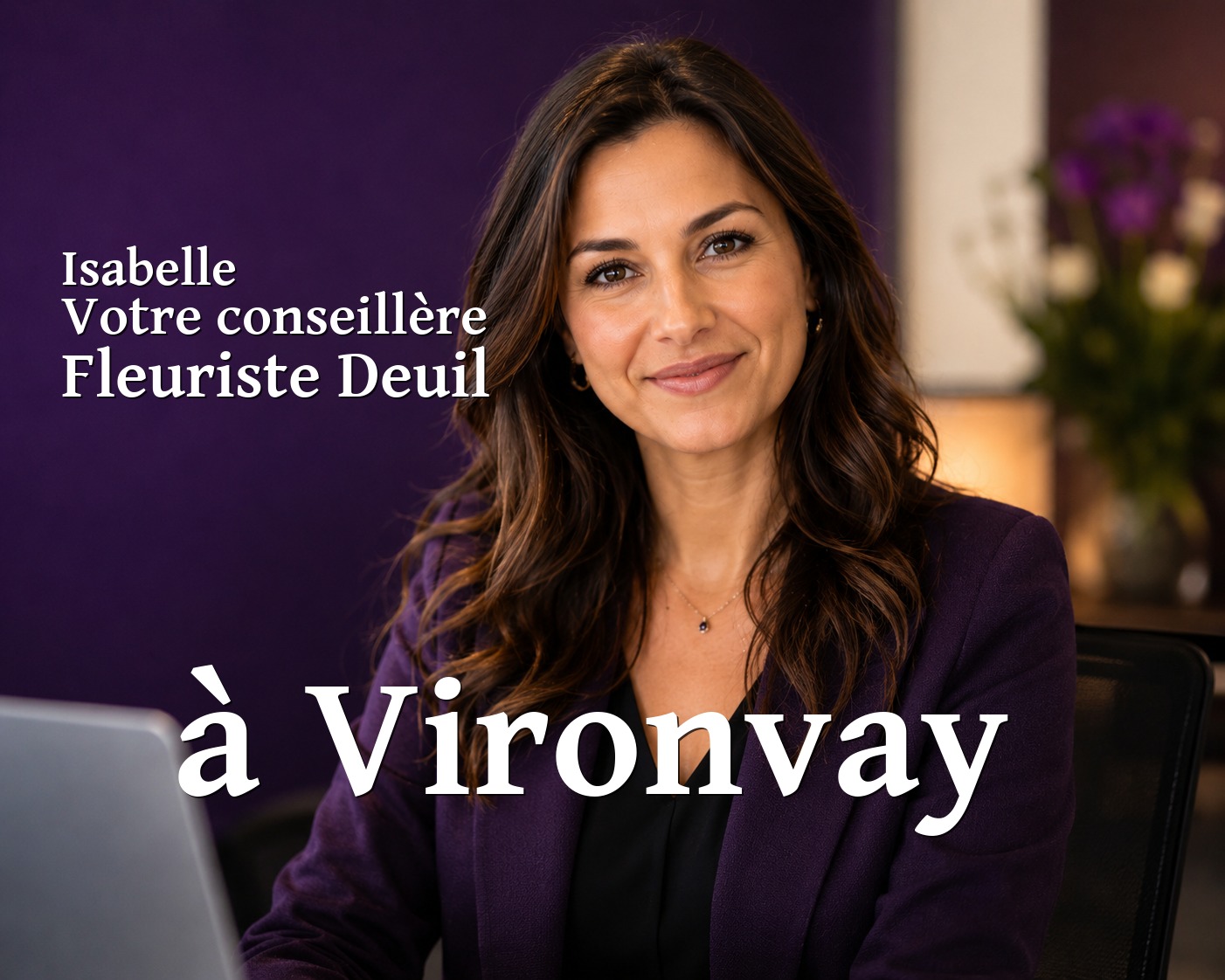 Isabelle, votre conseillère Fleuriste Deuil à Vironvay