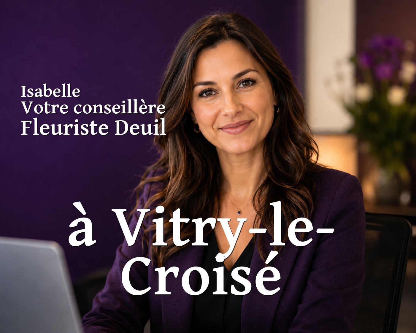 Isabelle, votre conseillère Fleuriste Deuil à Vitry-le-Croisé