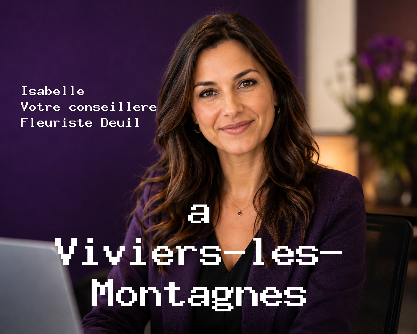 Isabelle, votre conseillère Fleuriste Deuil à Viviers-lès-Montagnes