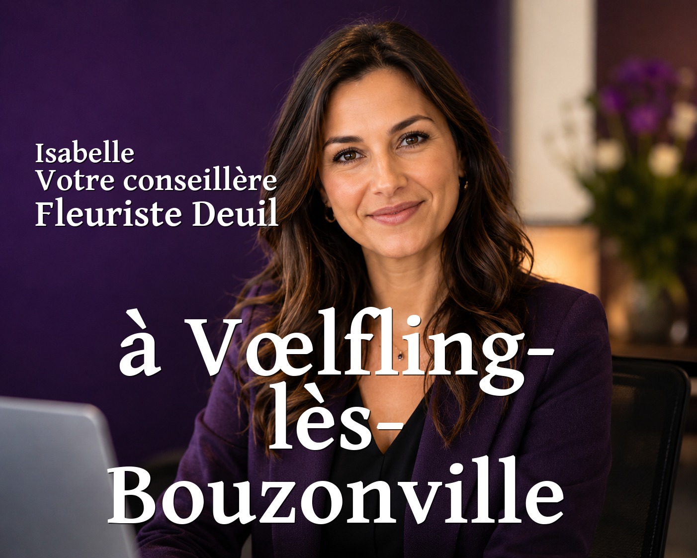 Isabelle, votre conseillère Fleuriste Deuil à Vœlfling-lès-Bouzonville