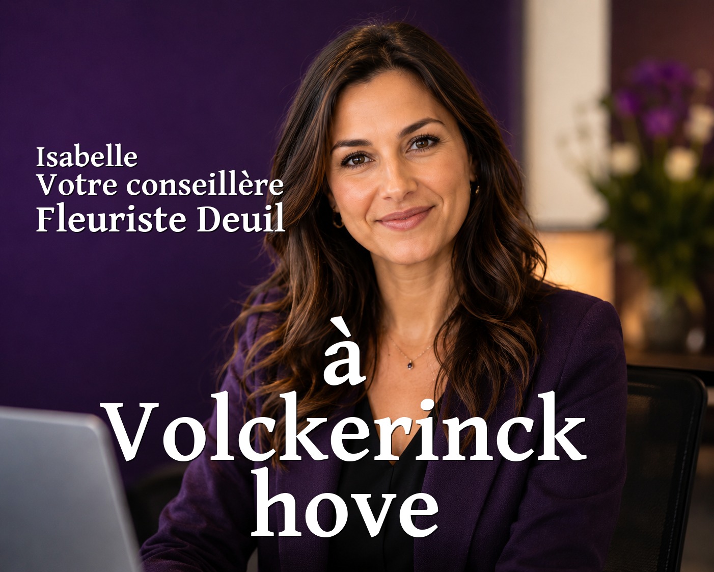 Isabelle, votre conseillère Fleuriste Deuil à Volckerinckhove