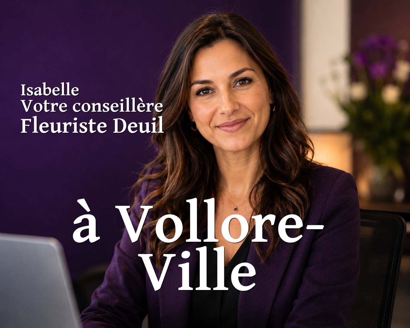 Isabelle, votre conseillère Fleuriste Deuil à Vollore-Ville