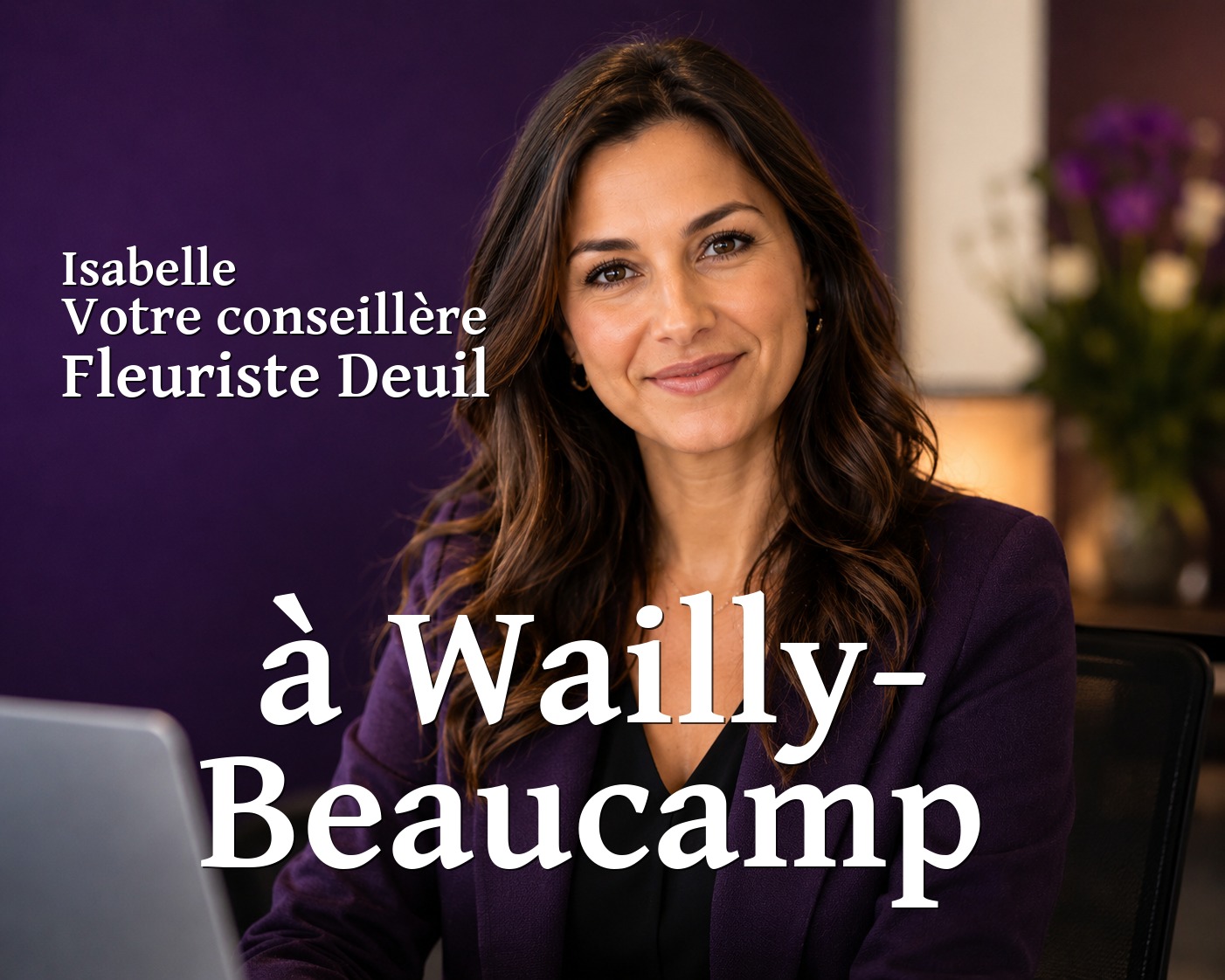 Isabelle, votre conseillère Fleuriste Deuil à Wailly-Beaucamp