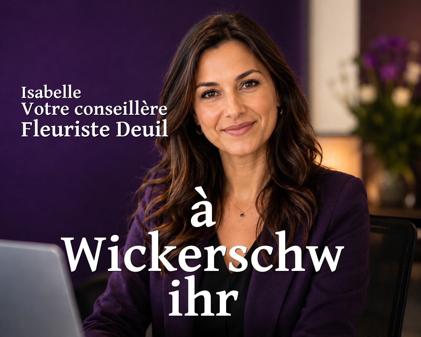 Isabelle, votre conseillère Fleuriste Deuil à Wickerschwihr