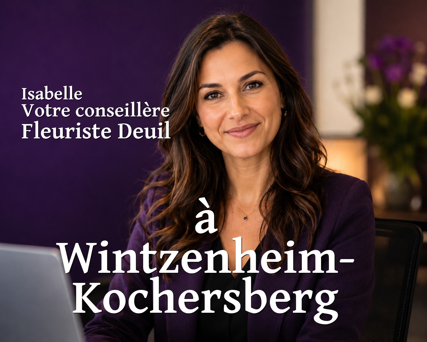 Isabelle, votre conseillère Fleuriste Deuil à Wintzenheim-Kochersberg